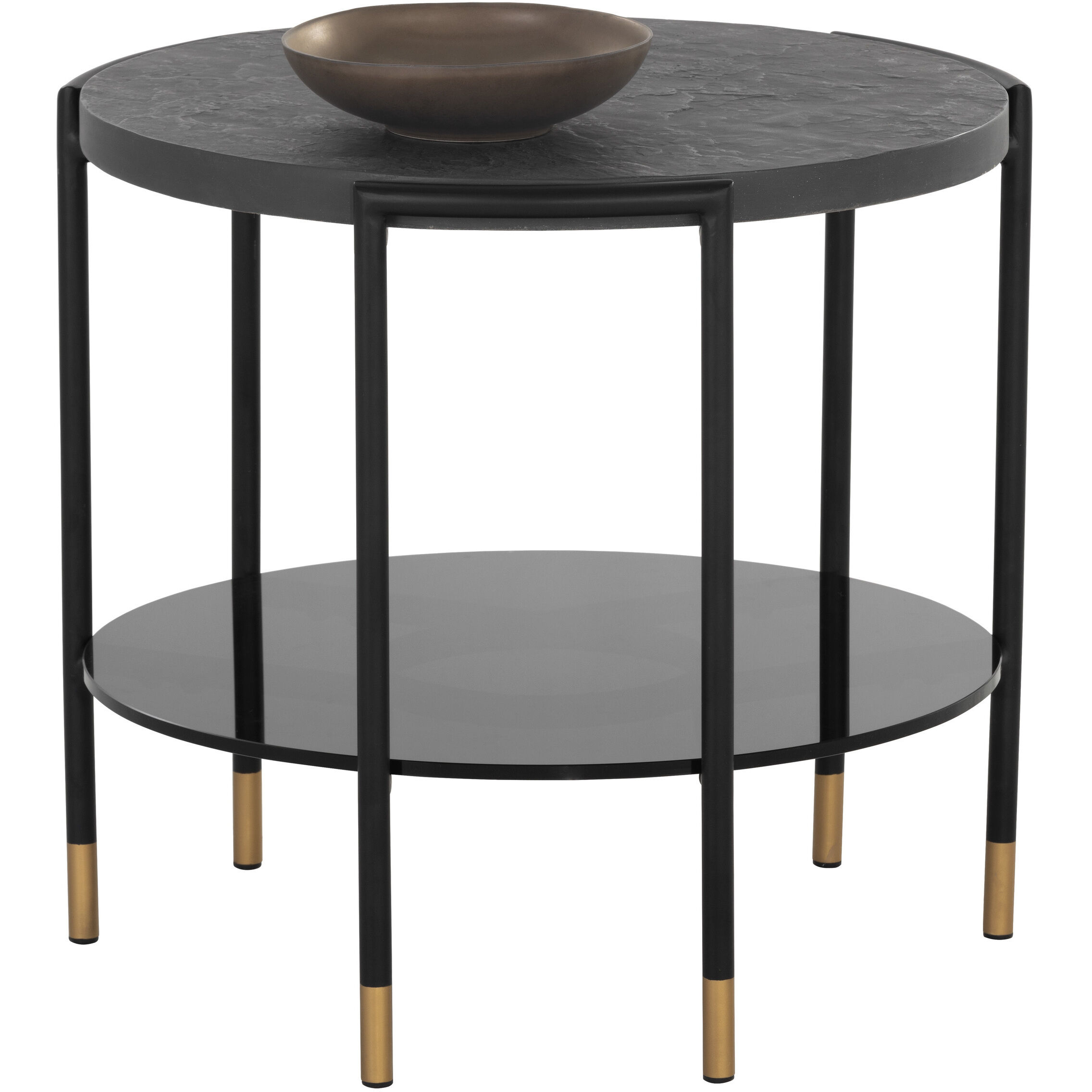 Zuma 23.5 X 21.5 inch Black Outdoor Side Table